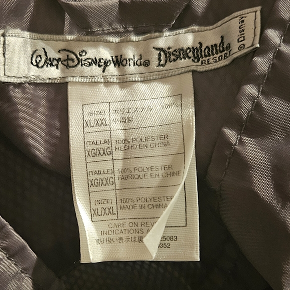 Disney rain Jacket unisex XL/XXL Embroidered falls into its own bag - Picture 2 of 8
